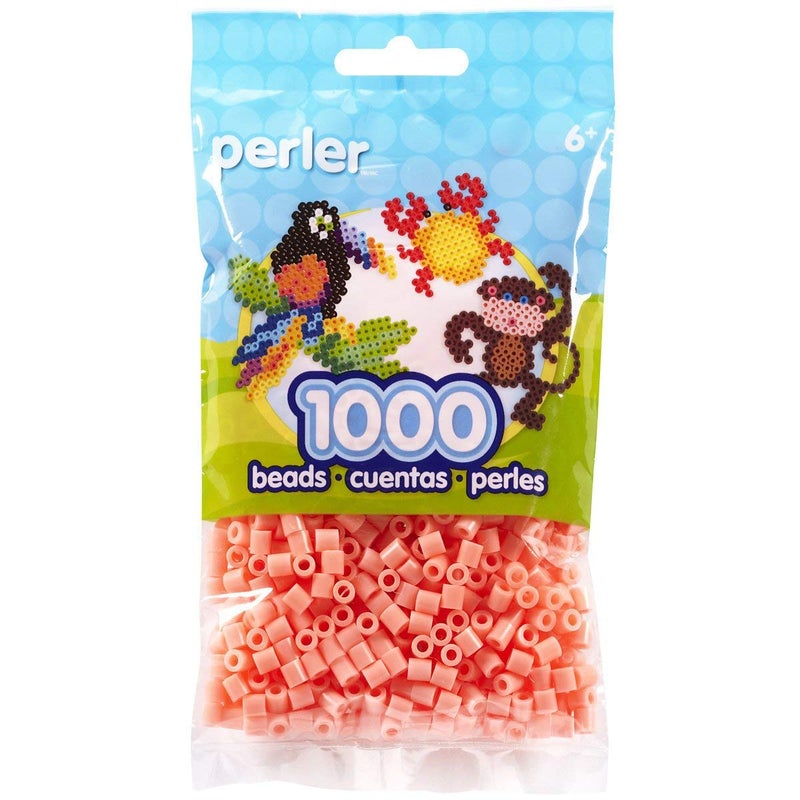 Perler Beads Fuse Beads for Crafts, 1000pcs, Blush Pink